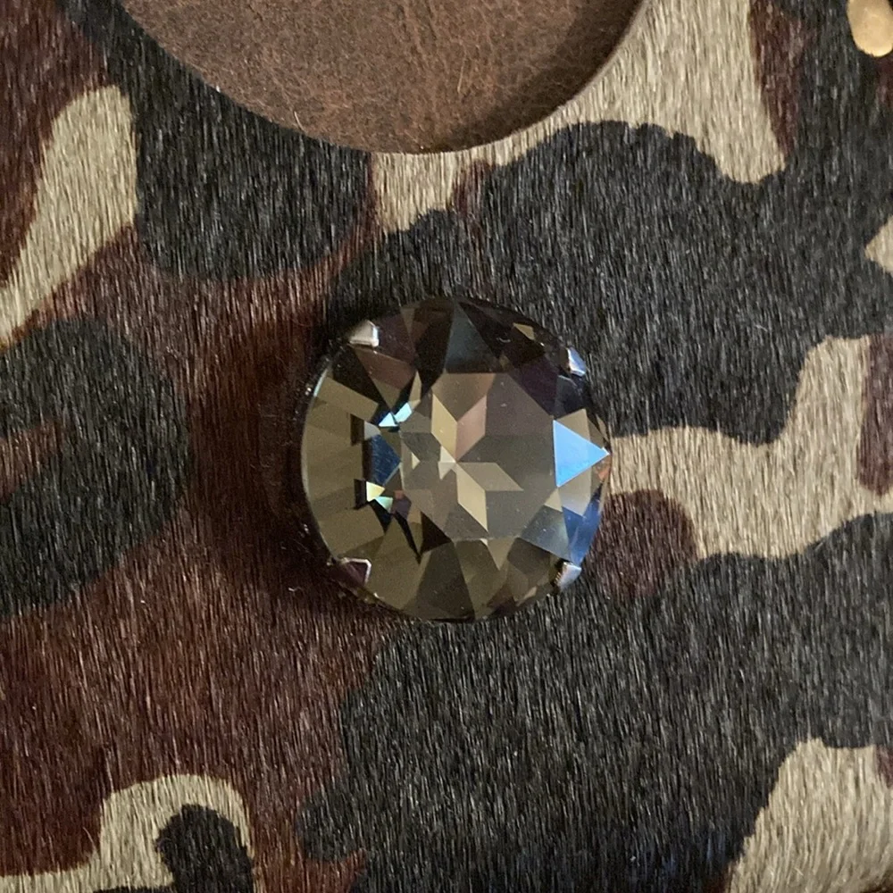 Hair on Hide Camo/Leather Keychain Card Holder/Wallet NWT